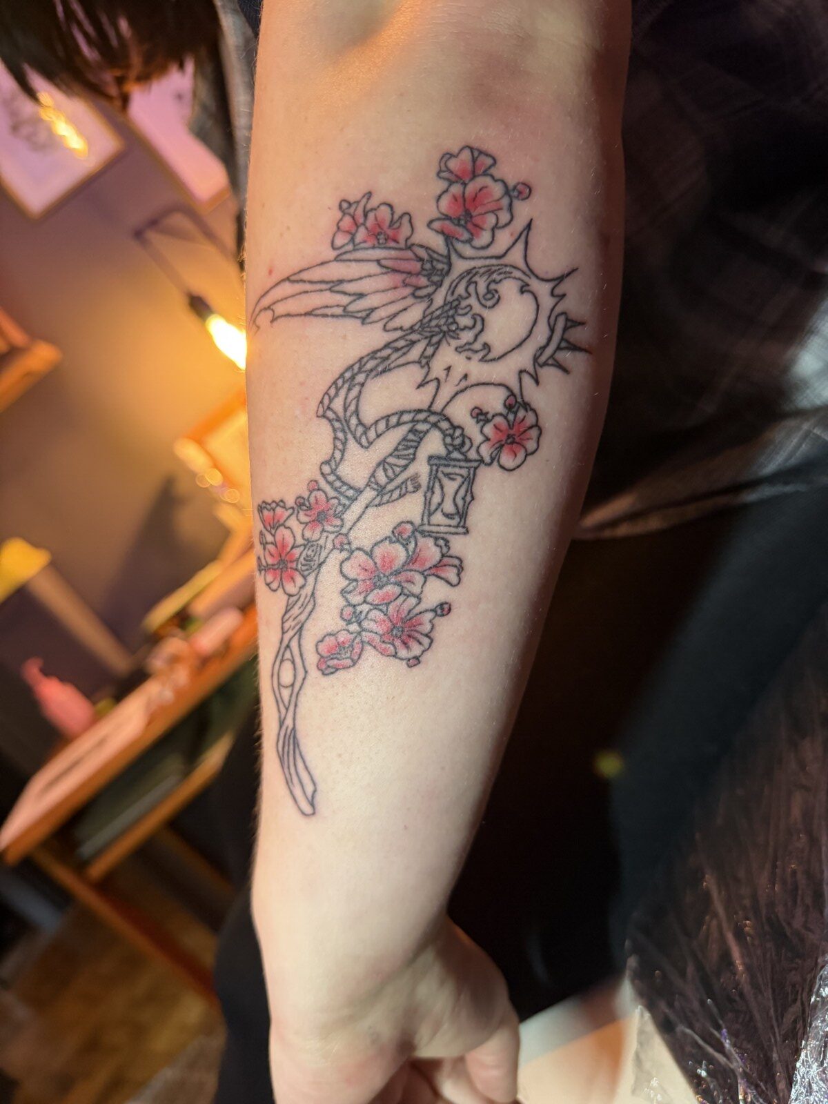 Couples matching scythe tattoo 1/2