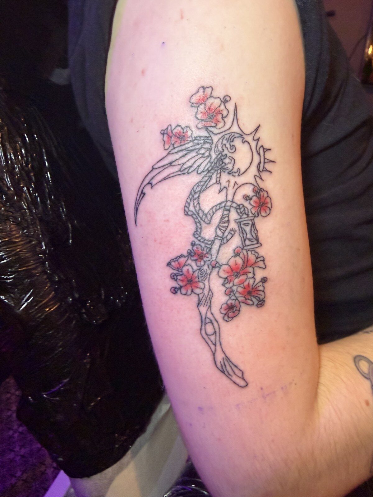 Couples matching scythe tattoo 2/2
