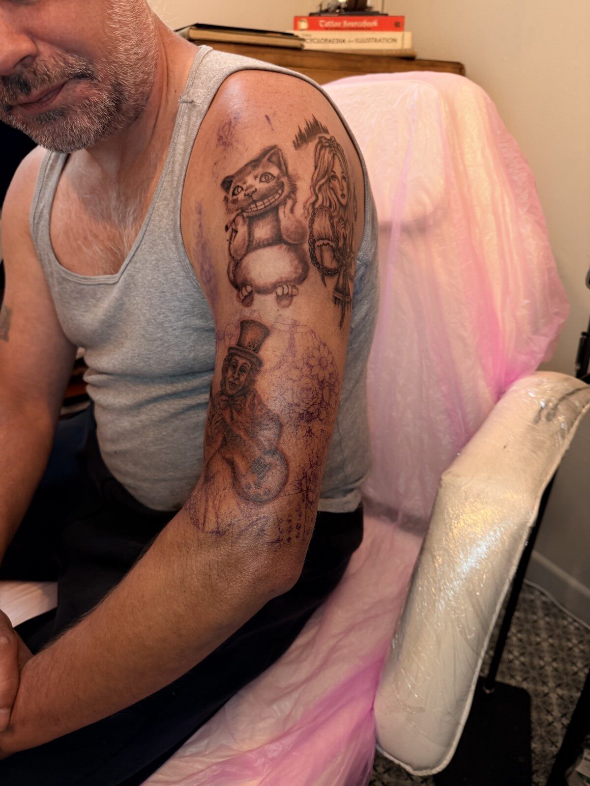 Alice in Wonderland Sleeve - IN PROGRESS