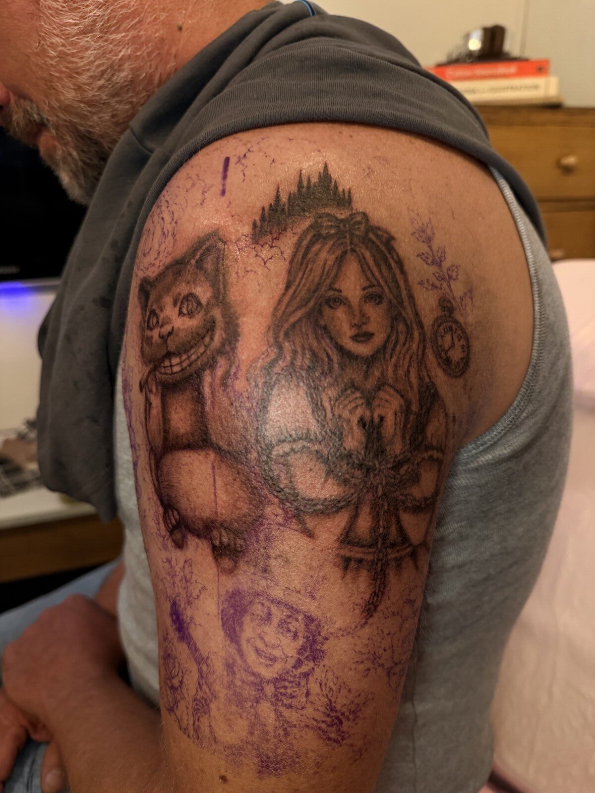 Alice in Wonderland Sleeve - IN PROGRESS