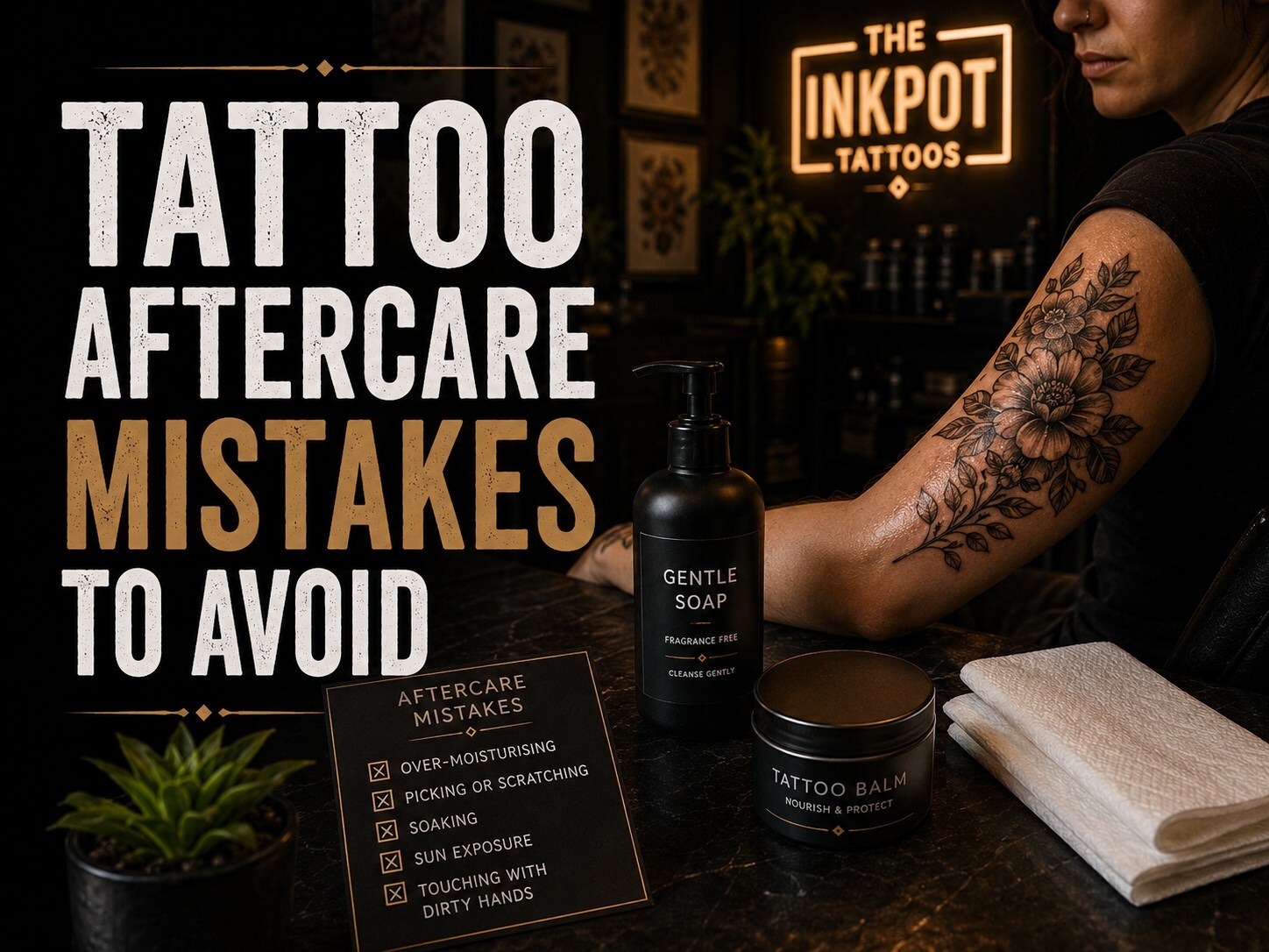 Tattoo aftercare mistakes to avoid